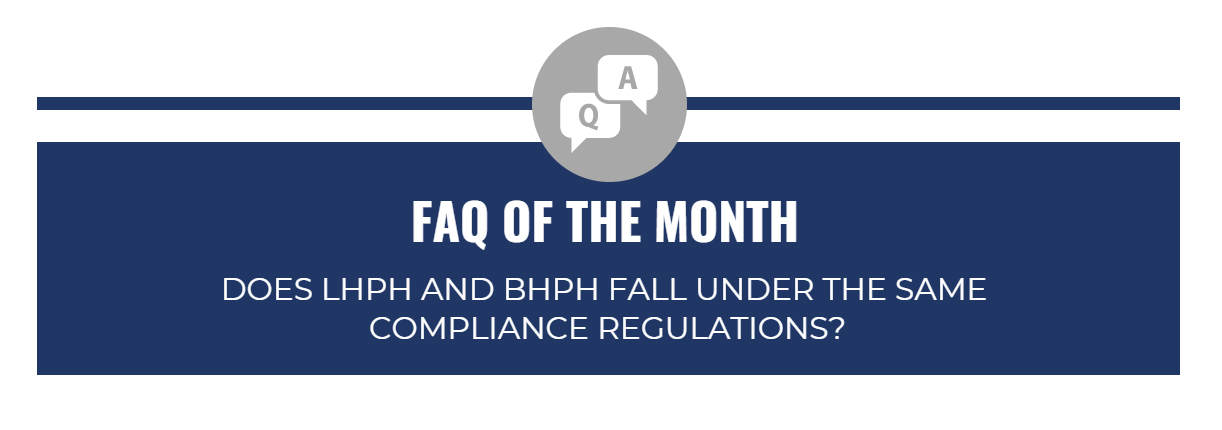 Does BHPH and LHPH Fall Under the Same Compliance Regulations?